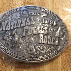 Hesston National Finals Rodeo Belt Buckle